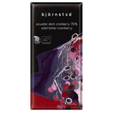 Superior mörk choklad med tranbär, 70% (100 g, EKO)