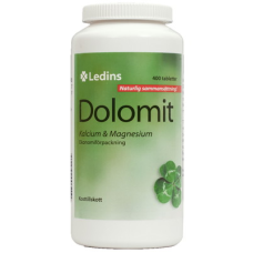 Dolomit (kalcium- och magnesiummineral), 400 tabletter