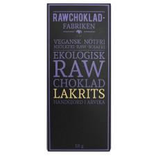 Raw Choklad, lakrits (73 %, 50 g)